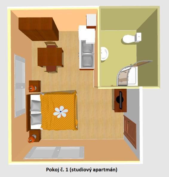 Cerny Kocour Apart Hotel Sarovy ภายนอก รูปภาพ
